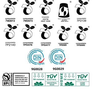 Sacs à déjections pour chiens et chats biodégradables certifiés EN13432, matériau PBAT, compostables, imperméables, durables, étiquette privée - Product Image 6