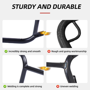 Support de porte-bagages latéral arrière en acier au carbone noir pour moto <span class=keywords><strong>XADV750</strong></span> - Product Image 2