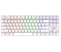 Vente chaude clavier de jeu mécanique RVB JK87plus 87 touches de langue espagnole bleu de type c clés programmables USB pour les