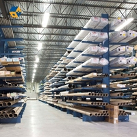 Étagère de stockage en porte-à-faux de qualité supérieure avec certification ISO10012 pour une utilisation efficace en entrepôt