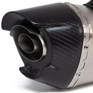 Silenciador de <span class=keywords><strong>Escape</strong></span> Universal para Motocicleta 60MM AT2 con Punta de Carbono y DB Killer para CBR650R GSXR750 MT09 <span class=keywords><strong>Z900</strong></span> - Product Image 3