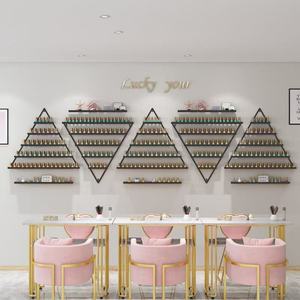 Meuble de salon de manucure élégant et simple, en vente flash, support en métal pour vernis à ongles, présentoir à vernis à ongles - Product Image 3