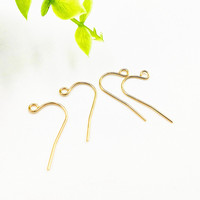 Bijoux en acier inoxydable 316L, boucles d'oreilles, crochet, perle naturelle, placage sous vide IP en or 18k, accessoires de bijoux DIY