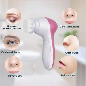 Limpiador y Exfoliante Facial Eléctrico 5 en 1 <span class=keywords><strong>BALLUS</strong></span> AE-8782, Resistente al Agua, con Tecnología de Vibración para una Limpieza Profunda de los Poros - Product Image 3