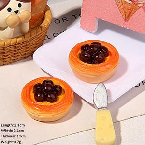 Ensemble d'accessoires alimentaires miniatures en résine pour <span class=keywords><strong>maison</strong></span> de poupée, décoration de cuisine de Thanksgiving - Product Image 6
