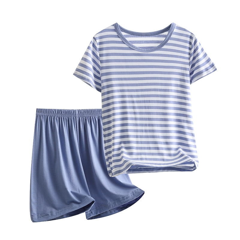 Bleu [manches courtes + short]