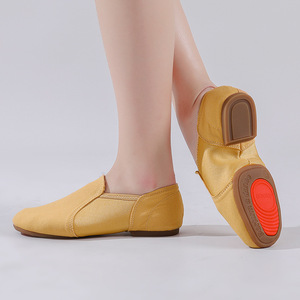 Chaussures <span class=keywords><strong>de</strong></span> <span class=keywords><strong>jazz</strong></span> Elasta Bootie en cuir et semelle fendue élastique - Product Image 1