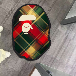 <span class=keywords><strong>Tapis</strong></span> en Velours Imprimés 3D pour Salon, <span class=keywords><strong>Tapis</strong></span> <span class=keywords><strong>de</strong></span> Marque pour Chambre, <span class=keywords><strong>Tapis</strong></span> d'Appoint Mignon Anime Décoration Noël pour la Maison - Product Image 3