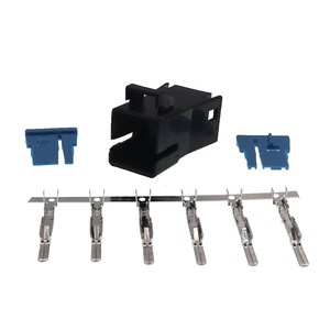 Conector Automotriz de 6 Pines, 2.8mm, Plástico Negro, Juego Completo para Cableado de Automóviles - Product Image 1