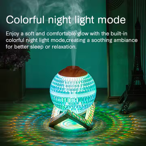 Crystal Ball Humidifier <b>Diffuser</b> Ultrasonic Aromatherapy Oils Humidifier Night Lights Essential Oil <b>Diffuser</b> With <b>LED</b> - Product Image 4