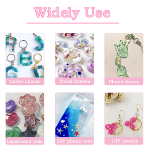 Resina <span class=keywords><strong>UV</strong></span> Morbida 100g per Creazioni di Gioielli Fai-da-Te, Colla <span class=keywords><strong>UV</strong></span> Trasparente Morbida per Realizzazione di Oggetti in Cristallo - Product Image 3