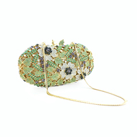 Sac de soirée ajouré fait main de haute qualité OC4367, sacs de soirée élégants pour femmes avec motif floral