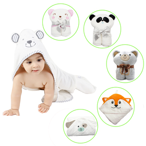 100% orgánico de bambú de bebé con capucha de toalla de baño de bambú toalla suave para los recién nacidos y los niños - Product Image 2