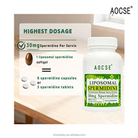 Complément de Spermidine OEM hautement absorbable, extrait de blé fermenté efficace, capsule molle, complément à base de plantes pour améliorer l'immunité