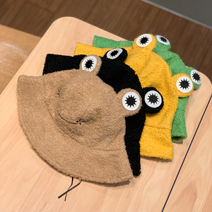 Nouveau Chapeau Bob d'Hiver Brodé Grenouille avec Cordon Réglable, Chapeau de Pêcheur Panama Chaud pour l'Extérieur - Product Image 5