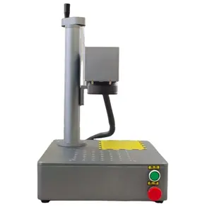 Snelle Snelheid Lasergraveur 20W 30W Roterende Optionele Fiber Laser Etsen Markeermachine