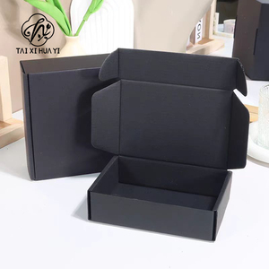 Durable Black Rectangular Cardboard Airplane Packaging <strong>Box</strong> With Embossing For Safe Shipping And Mailing - Product Image 2