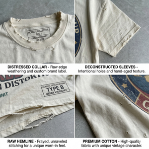 Camisetas Gráficas Vintage de Bajo Costo para Hombre, 100% Algodón, Estilo Oversize, Lavado Ácido, Streetwear, Impresión de Logotipo Personalizado - Product Image 3