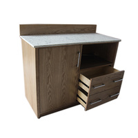 Commode moderne en mélamine MDF de haute qualité, Table en bois d'hôtel, meuble TV, meubles d'hôtel, Mini armoire de réfrigérateur