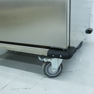 Carrito Calentador de Alimentos Eléctrico Móvil HELAXEN con Control de Temperatura Digital Inteligente, Calentamiento por Convección y Construcción de Acero Inoxidable para - Product Image 3