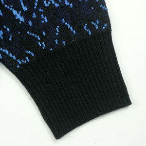 Customize Fully Knitted <strong>Men</strong> Sweater Cotton Jacquard Pattern Knit Top <strong>Winter</strong> Crew Neck <strong>Jumper</strong> <strong>Men's</strong> Knitwear Custom Sweater - Product Image 5