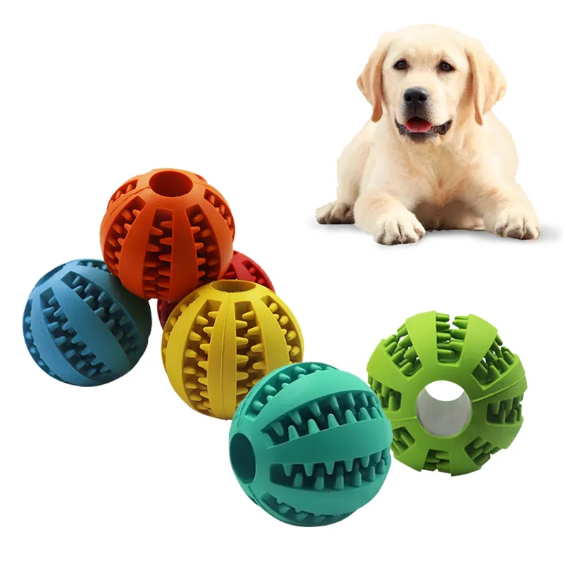 סיטונאי גמישות אינטראקטיבי מצחיק צעצועי כלב ללעוס שן ניקוי קטן גדול כלב צעצועי גומי צעצועים לחיות מחמד כדור