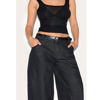 Jeans Bootcut Personnalisés pour Femme, Coupe Ample, en Denim Brut et Selvedge