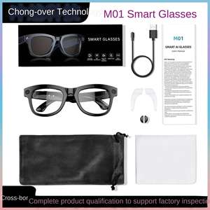 Android IOS M01 Smart <b>Glasses</b> <b>With</b> <b>Camera</b> Recording Function AC Transparent <b>Camera</b> Wifi AI Smart <b>Glasses</b> Translator 2026 - Product Image 4
