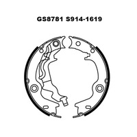 GS8781 JEU DE RACCORDS DE FREIN À MAIN ARRIERE pour KIA RIO II,SHUMA