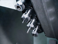 Centre d'usinage CNC à double broche robuste KS-6242-2, machine à tourner automatique pour la découpe de métaux de haute précision