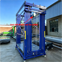 Plateforme élévatrice électrique pliable portable de haute qualité 2m 12m 300kg 500kg, entraînée par câble en acier, pour l'entretien domestique