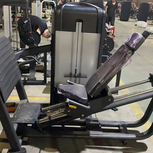 Machine de <span class=keywords><strong>presse</strong></span> à jambes assise professionnelle à charge libre pour la musculation des membres inférieurs en salle de sport - Product Image 1