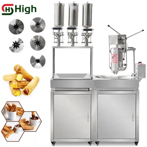 Electric <strong>Churros</strong> <strong>Maker</strong> Machine Commercial Spanish <strong>Churro</strong> Machine Automatic Latin Fruit Donut Sausage Vertical Stuffer Machine
