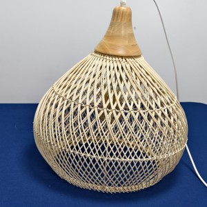 E27 nuovo Design naturale Rattan <span class=keywords><strong>paralume</strong></span> luci <span class=keywords><strong>LED</strong></span> Vintage fattoria Rattan lampadario <span class=keywords><strong>paralume</strong></span> per la decorazione della casa - Product Image 3