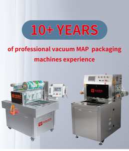 Bản đồ Nitơ Đỏ bừng máy đóng gói nhanh gas tự động khay niêm phong máy thực phẩm tấm nhựa niêm phong máy - Product Image 5