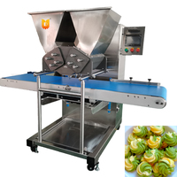 Extrudeuse à pâtisserie commerciale en acier inoxydable bicolore, électrique, automatique, avec écran tactile LCD, pour la fabrication de biscuits et la transformation alimentaire