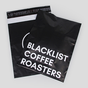 Bolsas de Correo Negras Recicladas con Logotipo Personalizado, Sobres para Envío de Ropa, Bolsas de Poliéster para Envíos - Product Image 2