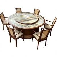 Ensemble de table et chaises rondes pour café, bistrot, bar, restaurant, cuisine, usage commercial, directement de l'usine