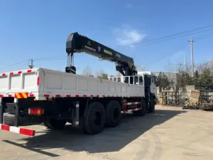 중국 HAOY 판매 16 톤 장착 붐 머신 모바일 건설 유압 윈치 리프트 장비 트럭 크레인