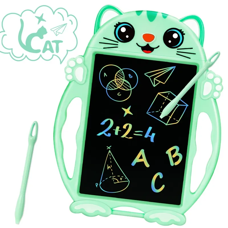 Color Screen Writing Tablet Doodle Board Kids Educational Erasable Writing Pad Toys for Toddler Electronic Learning Toys