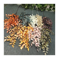 100cm Faux Feuilles Feuilles Ficus Artificielles pour Décorations Intérieures