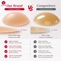 Penutup puting silikon ultra-tipis 8/10/13CM Pasties puting silikon pengiriman cepat dapat dicuci penutup puting payudara aksesori pakaian dalam lengket lucu