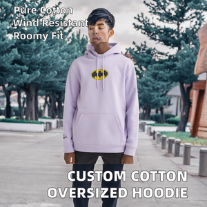 Custom Foam Printing Logo Blank 410gsm Solid Lined ODM Winter Knitted Hoodie <b>100</b>% Cotton Oversized Unisex Men - Product Image 2