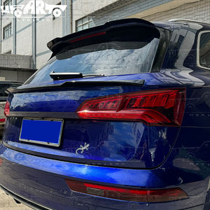 Spoilers de coffre arrière de voiture HS <span class=keywords><strong>Q5</strong></span> ABS plastique fibre de carbone Look aileron de toit arrière aile pour <span class=keywords><strong>Audi</strong></span> SQ5/<span class=keywords><strong>Q5</strong></span> <span class=keywords><strong>S</strong></span> <span class=keywords><strong>Line</strong></span> MK2 2017 2018 + - Product Image 4