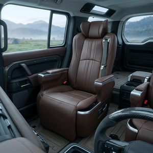 Funda de Cuero OEM para <span class=keywords><strong>Volante</strong></span> de Lujo, Control Eléctrico Multifunción, Tapicería para Asiento de Capitán, para Mercedes Vito W447 Alphard - Product Image 5