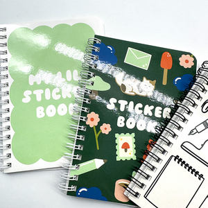 Tùy chỉnh chất lượng cao Kawaii thiết kế sổ lưu niệm tái sử dụng Sticker phát hành cuốn sách giấy - Product Image 6