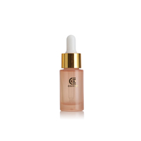Vente flash : flacon compte-gouttes en verre vide coloré de 10 ml pour l'emballage des soins de la peau