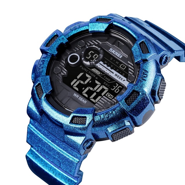 SKMEI 1243 Chrono EL Light 50 Meters Waterproof Digital Quality Mens Watch