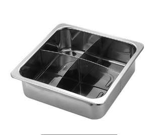 <span class=keywords><strong>Olla</strong></span> caliente de sopa de cocina cuadrada de acero inoxidable grande reciclada con sabor a 2/3/4 compartimentos para restaurante - Product Image 4