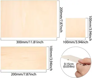 胶合板3毫米椴木优质胶合板木制玩具用胶合板制作激光切割雕刻用Bassood板